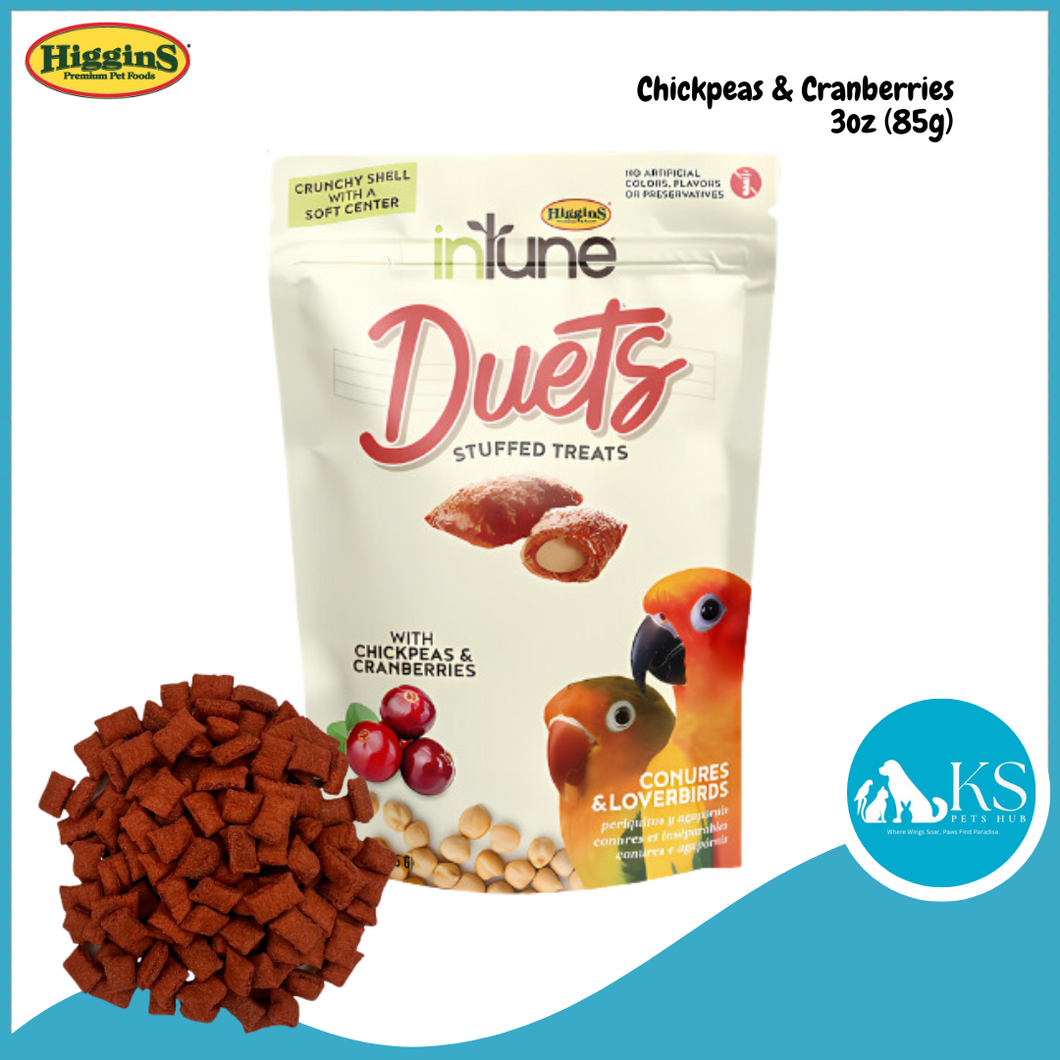 Higgins inTune Duets Stuffed Treats Sweet Potatoes / Banana / Cranberries / Apples 3oz (85g)