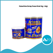 Load image into Gallery viewer, Futian Brine Shrimp Freeze Dried (16g / 60g) Fish Feed
