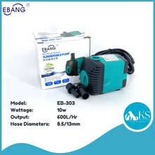 Load image into Gallery viewer, EBANG Submersible Pump - 300 Series (220-3000L/Hr) Fish &amp; Aquatic