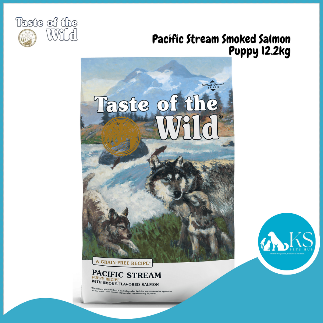 Taste Of the Wild Pacific Stream Puppy Smoked Salmon 12.2kg
