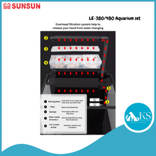 Load image into Gallery viewer, SUNSUN LE-380/480 Aquarium Set Fish &amp; Aquatic