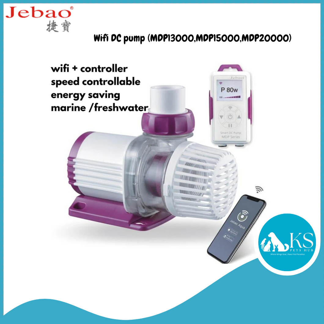 JEBAO Wifi DC pump (MDP13000,MDP15000,MDP20000) Fish & Aquatic