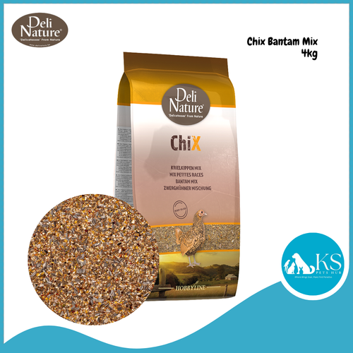 Deli Nature Chix Bantam Mix 4kg Chicken Bird Food