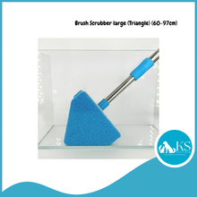 Load image into Gallery viewer, NF Brush Scrubber large (Triangle) (60-97cm) Fish &amp; Aquatic Cleaning Brush