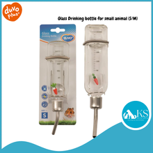Load image into Gallery viewer, Laroy DUVO PLUS Glass Drinking bottle for small animal (S/M) 177ml / 355ml