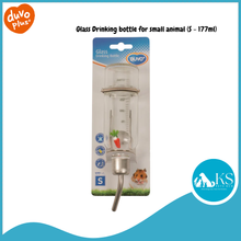 Load image into Gallery viewer, Laroy DUVO PLUS Glass Drinking bottle for small animal (S/M) 177ml / 355ml