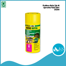 Load image into Gallery viewer, JBL ProNovo Botia Tab M (Spirulina Food Tabs) 100ml / 250ml Fish Feed
