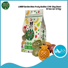 Load image into Gallery viewer, LAROY Garden Bites Fruity Buddies Small / Medium Dog  (270g) Treats Gluten‑Free, Natural Fruit‑Shaped Snacks