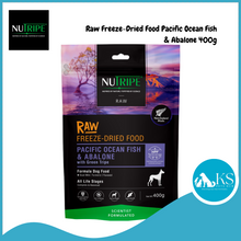 Load image into Gallery viewer, Nutripe Raw Freeze Dried Green Tripe Formula Dog 400g (Ocean Fish Abalone Salmon Venison Beef Lamb) Dog Mixer Topper Food