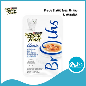Purina Fancy Feast Broths Classic Wet Cat Food 40g Assorted