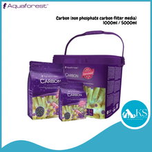 Load image into Gallery viewer, Aquaforest Carbon (non phosphate carbon filter media) 1000ml / 5000ml Fish &amp; Aquatic