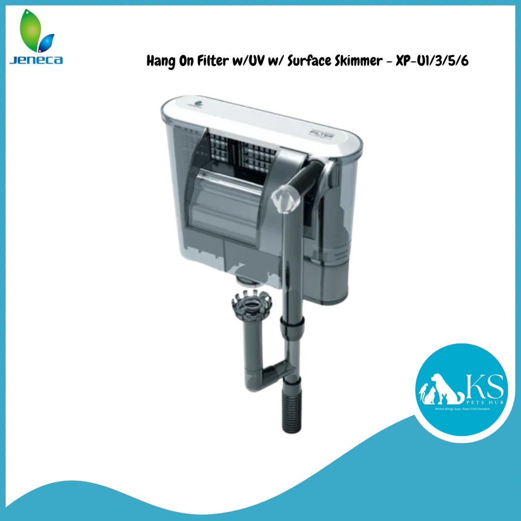 Jeneca Hang On Filter w/UV w/ Surface Skimmer - XP-U1/3/5/6 Fish & Aquatic