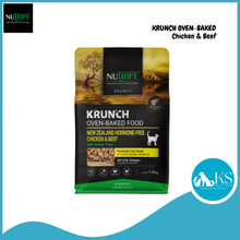 Load image into Gallery viewer, [CAT - KRUNCH] Nutripe Oven-Baked NZ King Salmon &amp; Chicken/NZ Hormone-Free Chicken &amp; Beef with Green Tripe Cat Dry Food 1.6kg / 5.5kg