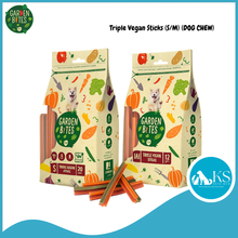Load image into Gallery viewer, LAROY Garden Bites Triple Vegan Sticks Dog Treat (Small /Medium) Gluten‑Free Dental Care Natural Veggie Chews