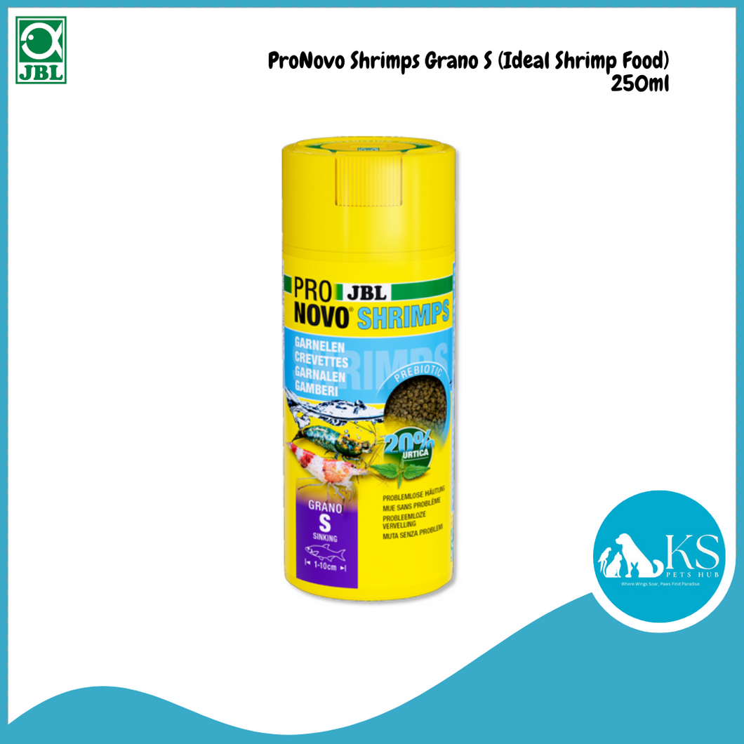 JBL ProNovo Shrimps Grano S (Ideal Shrimp Food) 100ml / 250ml Fish & Aquatic