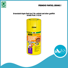 Load image into Gallery viewer, JBL ProNovo FanTail Grano S / M (Colour Enhancing Sinking Pellet For Goldfish) Fish &amp; Aquatic