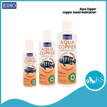 Load image into Gallery viewer, EIHO Aqua Copper (copper based medication) 120ml / 250ml / 500ml Fish &amp; Aquatic
