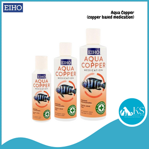 EIHO Aqua Copper (copper based medication) 120ml / 250ml / 500ml Fish & Aquatic