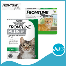 Load image into Gallery viewer, Frontline Plus Spot-on Fleas &amp; Ticks Prevention For Cats 3s / 6s Applicators