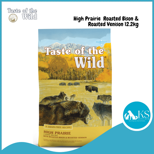 Taste Of the Wild High Prairie Roasted Bison 2kg / 12.2kg ~ Adult Dog Feed