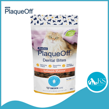 Load image into Gallery viewer, Proden PlaqueOff Dental Bites for Cats Veggie / Salmon 60g Cat Treats