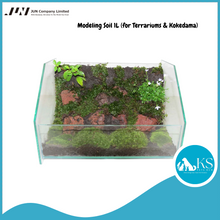 Load image into Gallery viewer, JUN Modeling Soil 1L (for Terrariums &amp; Kokedama) Fish &amp; Aquatic