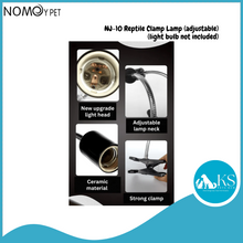 Load image into Gallery viewer, NOMOYPET NJ-10 Reptile Clamp Lamp (adjustable) - light bulb not included Fish &amp; Aquatic