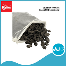 Load image into Gallery viewer, ANS Lava Rock Filter 3kg (Natural Filtration Media) Fish &amp; Aquatic