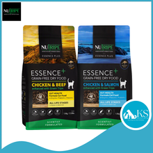 Load image into Gallery viewer, [CAT] NuTripe Essence Plus Dry Food 1.6kg Grain‑Free Gut Health Formula Chicken &amp; Beef / Chicken &amp; Salmon Enzymes, Prebiotics &amp; Probiotics