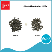 Load image into Gallery viewer, ANS Naturesand Black Lava Sand S/M 3kg Fish &amp; Aquatic