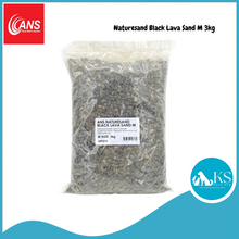 Load image into Gallery viewer, ANS Naturesand Black Lava Sand S/M 3kg Fish &amp; Aquatic