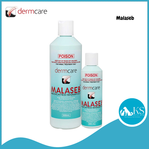 Dermcare Malaseb Medicated Shampoo 250ml / 500ml For Cats Dogs