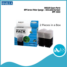 Load image into Gallery viewer, HAILEA Spare Parts - BTP Series (200-1000L/Hr) (Filter Sponge + Activated Carbon) Fish &amp; Aquatic
