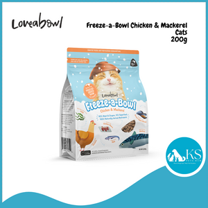 Loveabowl Freeze-a-Bowl Chicken & Mackerel for Cats 85g / 200g