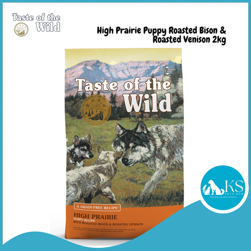 Taste Of the Wild High Prairie Roasted Bison Puppy 2kg / 12.2kg Dog Feed