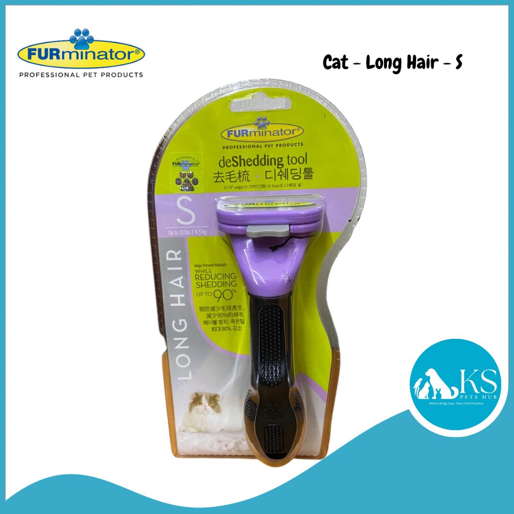 Furminator Deshedding Tool Cat Long Hair - S