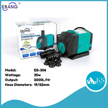Load image into Gallery viewer, EBANG Submersible Pump - 300 Series (220-3000L/Hr) Fish &amp; Aquatic