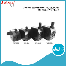 Load image into Gallery viewer, JEBAO 3 Pin Plug Outdoors Pump (2m Weather Proof Cable) - 650-1,500(L/Hr) Fish &amp; Aquatic