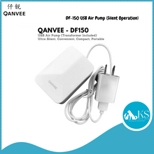 Load image into Gallery viewer, QANVEE DF-150 USB Air Pump (Silent Operation) Fish &amp; Aquatic