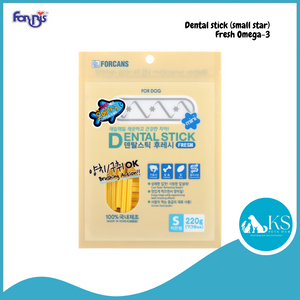 Forcans Dental Stick (Small Star) Small Fresh Blueberry / Omega-3 / Calcium 220g