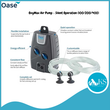 Load image into Gallery viewer, OASE OxyMax Air Pump - Silent Operation (100/200/400) - 3yr Warranty Fish &amp; Aquatic