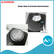 Load image into Gallery viewer, SUNSUN Outdoor Water Proof Garden Socket Connection Fish &amp; Aquatic