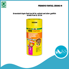 Load image into Gallery viewer, JBL ProNovo FanTail Grano S / M (Colour Enhancing Sinking Pellet For Goldfish) Fish &amp; Aquatic