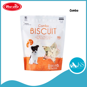 Bow Wow Oven Baked Biscuits Banana / Strawberry / Vegetable / Milk & Calcium / Combo 220g Dog Treats