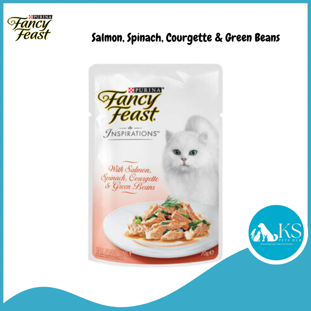 Purina Fancy Feast Inspiration Cat Wet Food Pouch 70g - Assorted Flavors