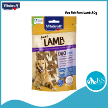 Load image into Gallery viewer, Vitakraft Pure Lamb Bonas / Duo Fish 80g Dog Treats