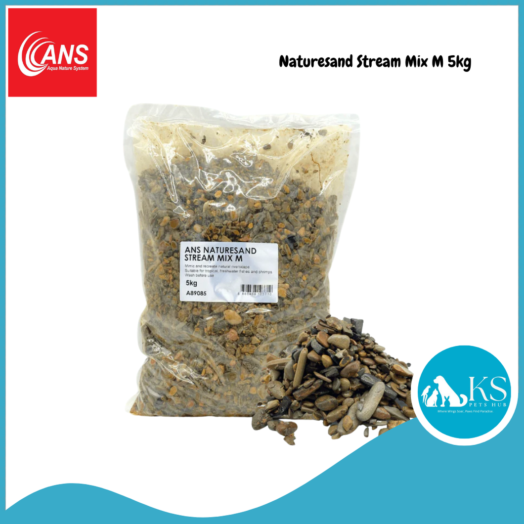 ANS Naturesand Stream Mix (M) 5kg Fish & Aquatic