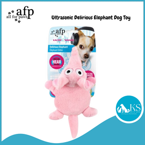 All For Paws AFP Ultrasonic Delirious Elephant Dog Toy