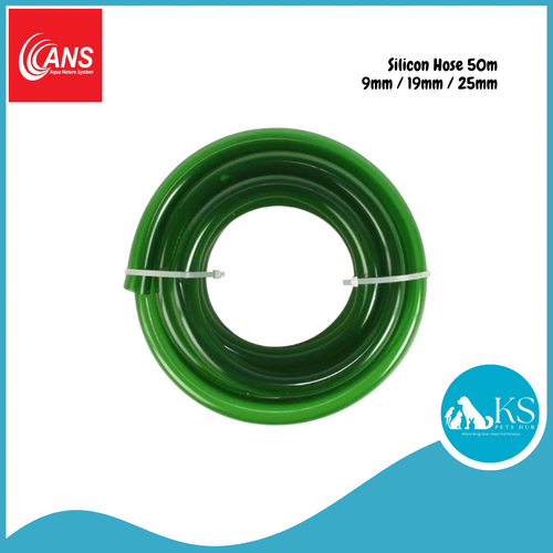[50m] ANS Silicon Hose 9mm / 19mm / 25mm - 50m Fish & Aquatic
