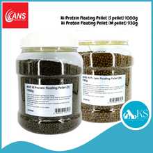 Load image into Gallery viewer, ANS Hi Protein Floating Pellet (S Pellets 1000g / M pellet 930g) Fish &amp; Aquatic